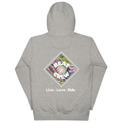 Beat Crew Live Love Ride Graphic Hoodie