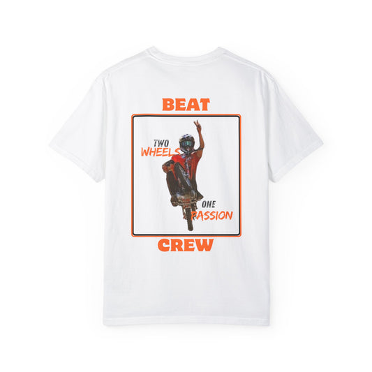 Beat Crew Two Wheeles One Passion Graphic T - Orange Edition